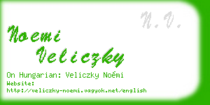noemi veliczky business card